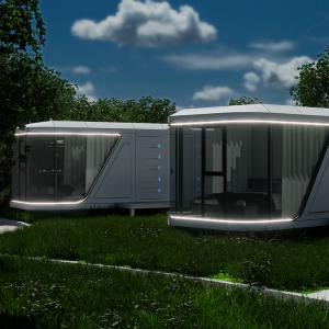 Quality Custom Prefab Capsule House with Galvanized Steel Frame for sale