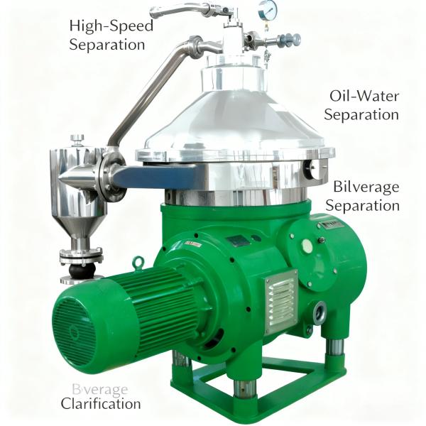 Automatic Disc Centrifuge For Continuous Separation Of Solid And Liquid Phases