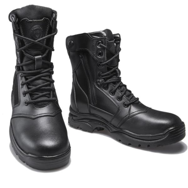 High Top Tactical Military Combat Boots Shock Absorbing Anti Smashing For Men And Women