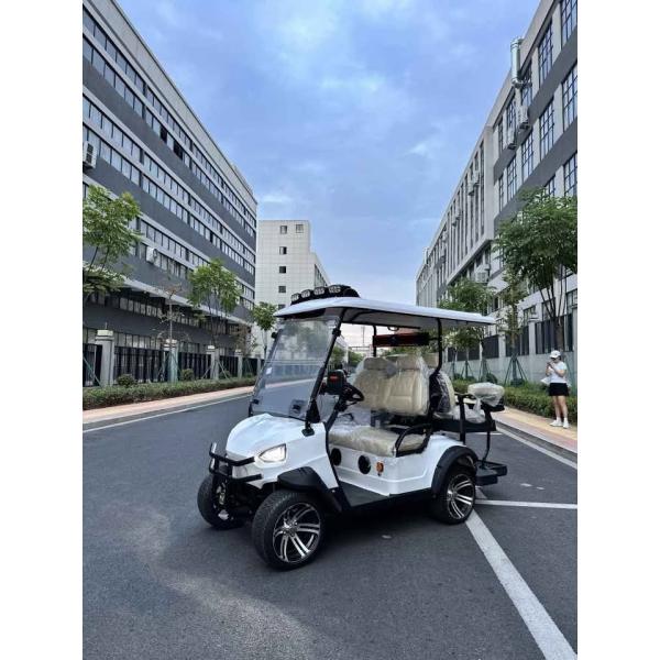 110v-220V Charging Input 4 Seater Golf Buggy Electric Vehicle With Seatbelts And Rollover Protection