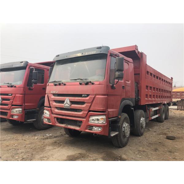 Competitive Price Used HOWO 32cbm Front Tipping Truck 12 Tyre Tipper 8X4 Mining Truck 45 Ton Heavy Dump Truck