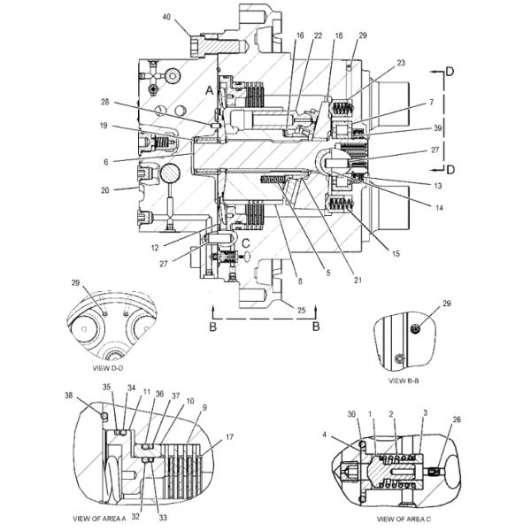 176-8579 1768579 Plate-CAM Excavator Spare Parts For 312C 313D2 314C C4.4