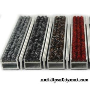 Rubber Brush Insert Aluminium Entrance Mat 6063 T5 650lbs Load