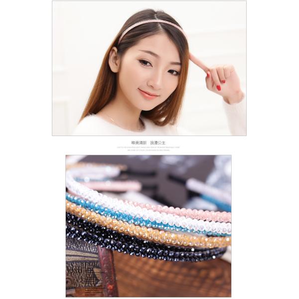 Fine crystal rhinestone headband hair bands