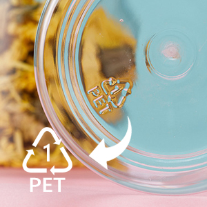 Plastic Jars with Lids