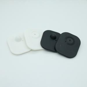 8.2MHz EAS Hard RF Security Tag Black Big Square For Retail Store