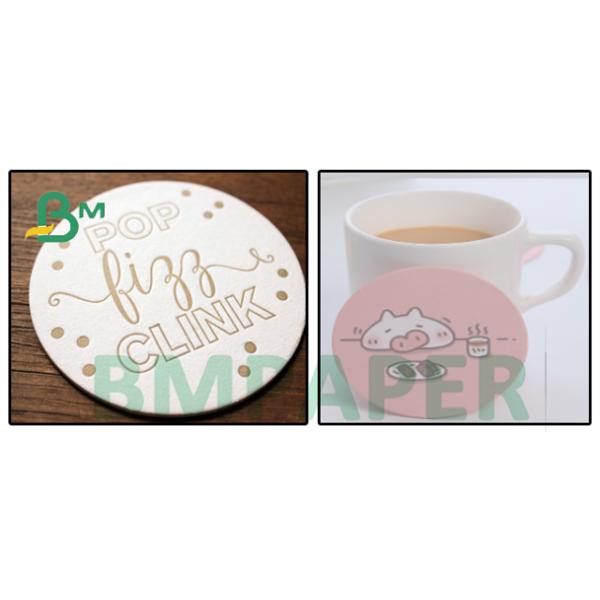 Thickness 0.7mm 0.8mm Absorbent Uncoat Beer Mat Board For Hotel Coasters 70 x 100cm Thickness 0.7mm 0.8mm Absorbent Uncoat Beer Mat Board For Hotel Coasters 70 x 100cm