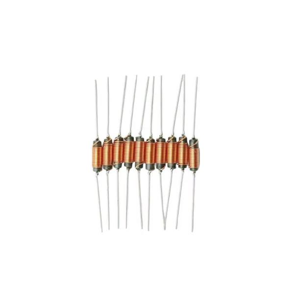 Copper Wire Magnetic Rod Inductor RWW4*15-6uH with Ferrite Drum Magnetic Core