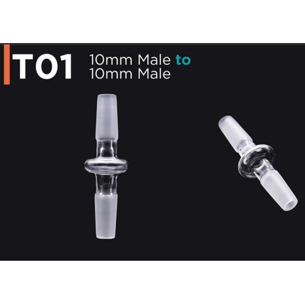 Hand Blown Glass Bongs Accessories Glass Adapter For Oil Rigs Bongs
