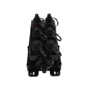 Outdoor Terminal Junction Box Black Customized Weatherproof Terminal Box
