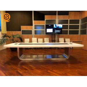 Artificial Stone 14 Seater Conference Table With Joint Invisible