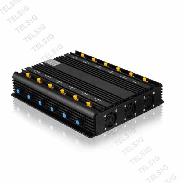 Wireless Coverage Wifi Signal Jammer , Remote Control 2g 3g 4g Signal Blocker