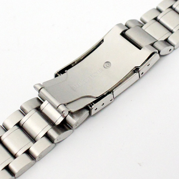 Buy CE Certificate Mesh Watch Bracelet , 20mm Butterfly Clasp Watch Strap at wholesale prices