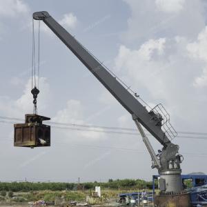 20T 17M Unic Stiff Boom Marine Hydraulic Crane Robust Lifting Capacity