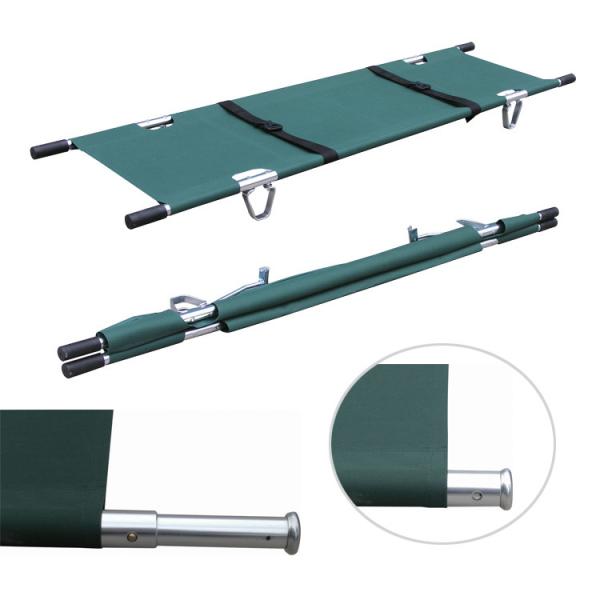 214CM Emergency Mobile Ambulance Folding Stretcher Trolley For Resuing Patient