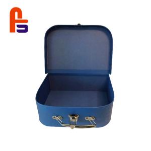 Recyclable Featuring Silver Hot Stamping Technology Cardboard Suitcase Box