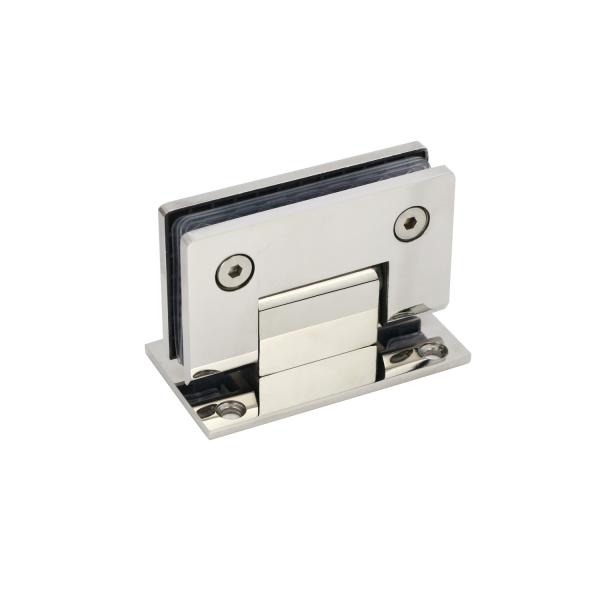 45KG Stainless Steel 90 Degree Glass Shower Hinge for Bathroom Glass Screen Long Life