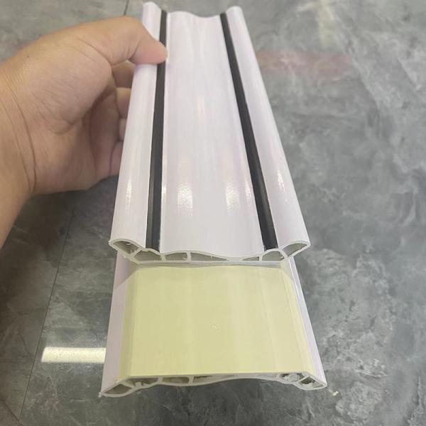 Waterproof Wearproof Rectangular SPC Decorative Lines 2000*100*3mm