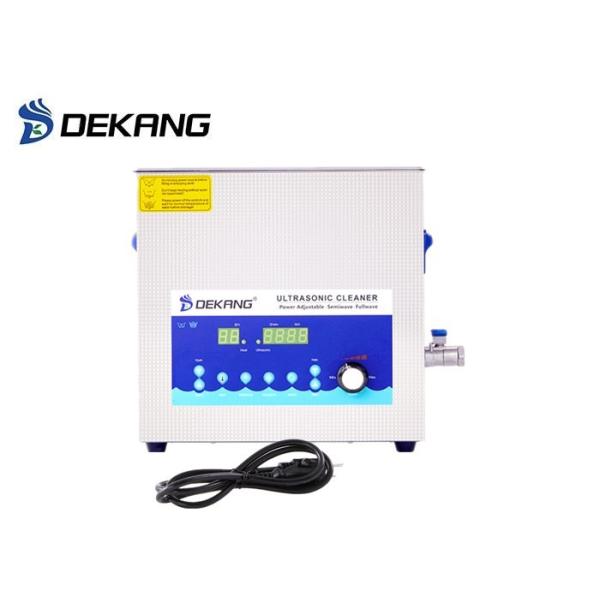6.5 Liter 180W Ultrasonic Cleaning Machine Stainless Steel Temperature Setting