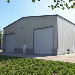Modern Prefab Commercial Buildings , Lightweight Steel Frame Construction
