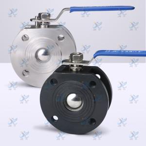Italian style thin wafer ball valve