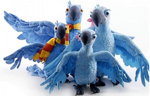 Rio 2 Blue Boy Jewel Stuffed Cartoon Plush Toys For Promotion and Gifts