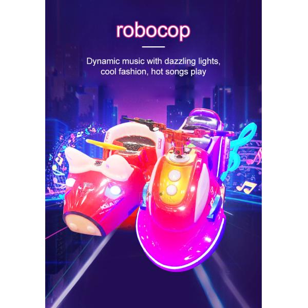 200 KG Robocop Indoor Bumper Car For Parent Child Two Seater