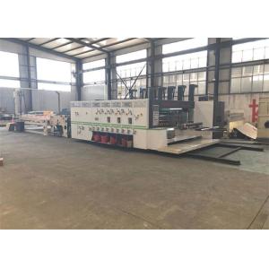 Lead Edge Carton Printing Die Cutting Making Machine With Stacker
