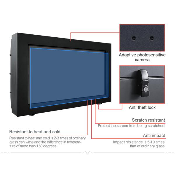 Outdoor Advertising Digital Signage With Built In Power Timer