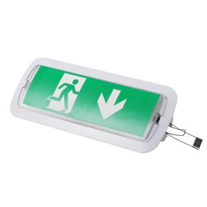 Frosted LED Emergency Battery Rechargeable Light 1.5w Non Maintained