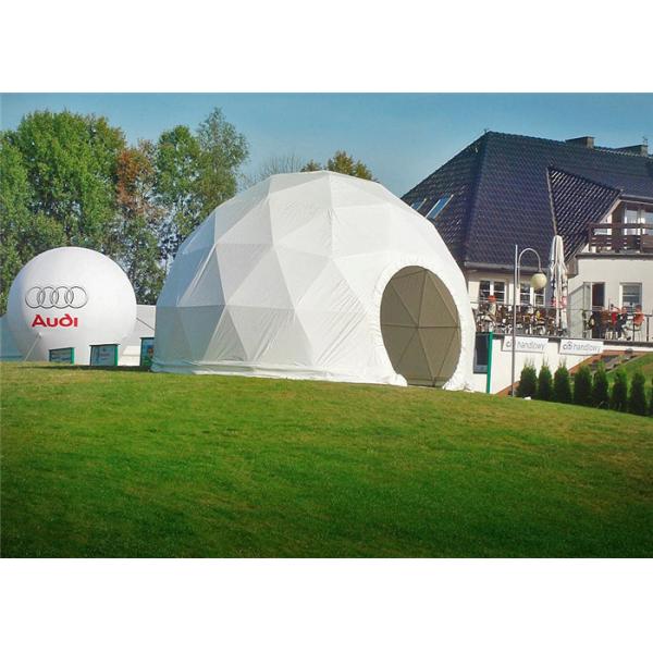 Waterproof Roof Fabric Sphere Geodesic Dome Tent 50 People Fireproof Outdoor Marquee