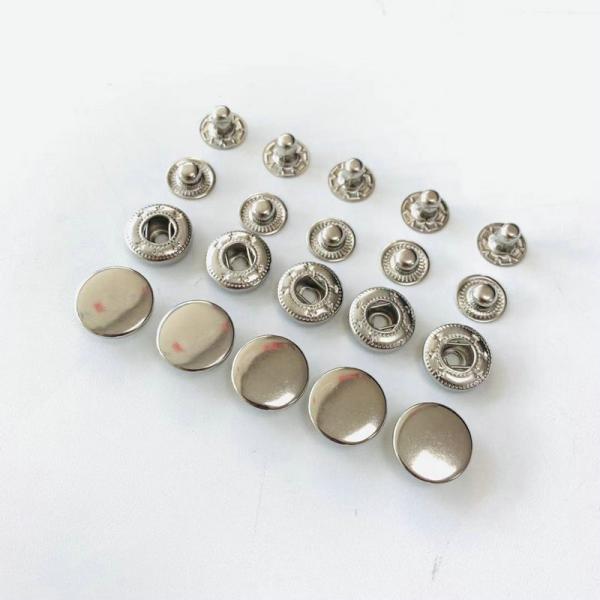 12.5MM 15mm metal cloth button Iron Brass Stainless steel spring snap button botones metal