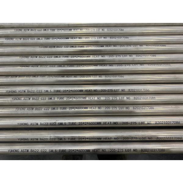 Buy ASTM B622 C22 (UNS NO6022)  HASTELLOY STEEL SEAMLESS TUBE, ET (ASTM E571) , UT(ASTM E213) at wholesale prices