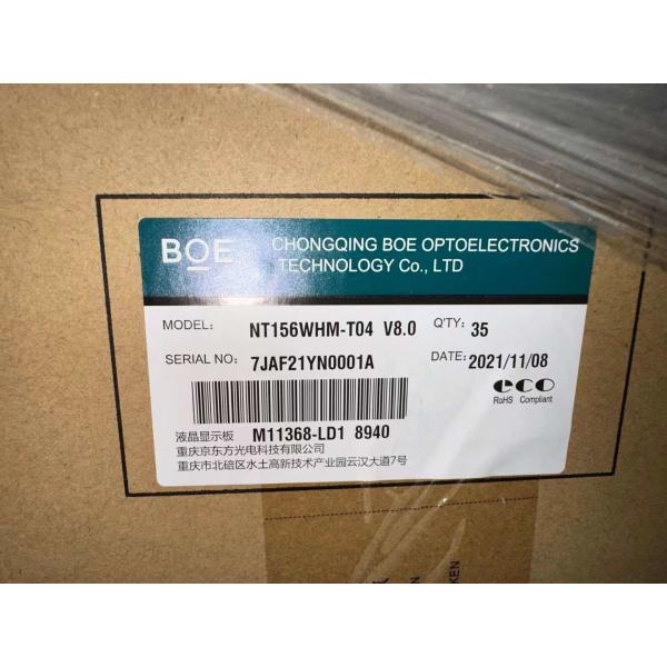 BOE NT156WHM-T04 15.6" Laptop LCD Screen with 1366x768 Pixels and 250ccd/m2