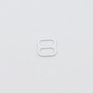 White 9mm 8 Shape Metal Bra Strap Rings Good Hardness