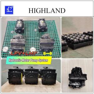 Manual Loading Hydraulic Motor Pump System With And 97% Efficiency
