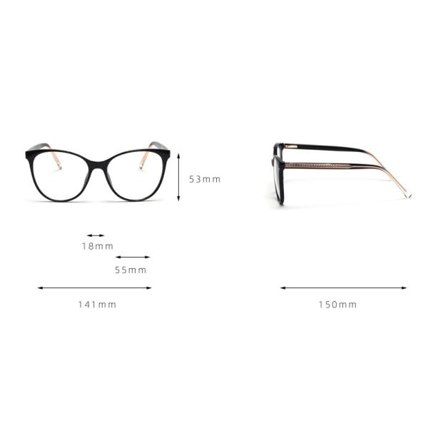 Exquisite TR Frames Glasses Optical Eyewear Anti Blue Light Optical Lens