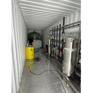 Containerized Reverse Osmosis System with DOW BW30-400 Membrane and 5-35°C