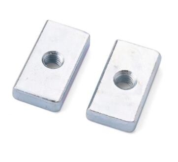 Buy Galvanized Steel Square Rack Nut High Strength For Aluminum Extrusion Profile at wholesale prices