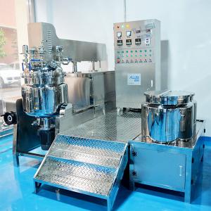 SUS316L Emulsifying Mixing Machine Vacuum System Bottom Homogenizer Body Lotion