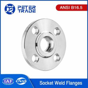 China ASME B16.5 Carbon Steel Socket Weld Flanges SWRF High Pressure Class 1500 For Industrial Applications on sale