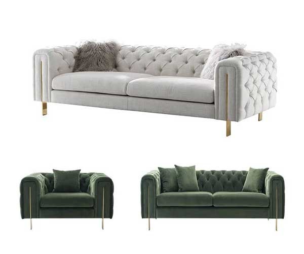 2 Seater Leisure High Back Sectional Lazy Sofa For Living Room Furniture