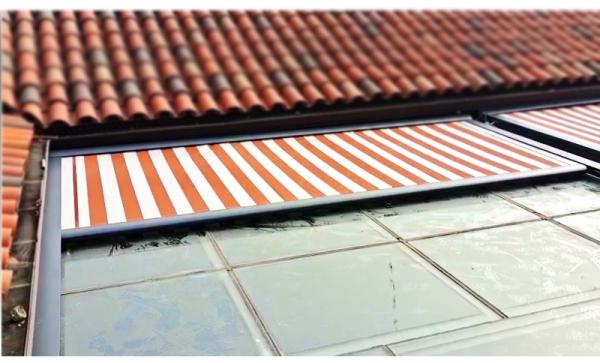 Balcony Retractable Roof Awning Aluminium Retractable Awning Conservatory Awning