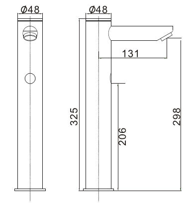 Automatic High Basin Faucet 8117D