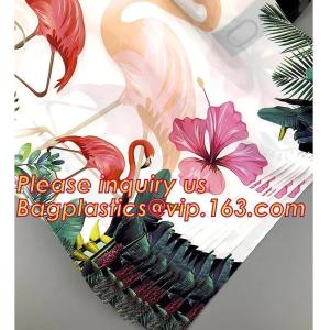 100% Biodegradable fashionable leopard printed soft loop plastic bag,Custom