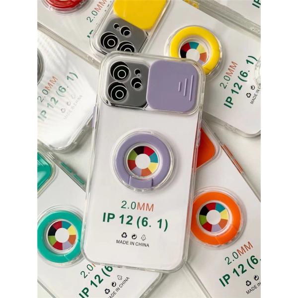 Anti Shock Camera Protection Finger Grip Phone Case For Iphone 11 12 Pro Max