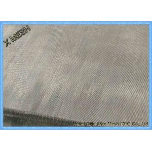316 304 SS Stainless Woven Wire Mesh , Woven Filter Mesh In Silver Color