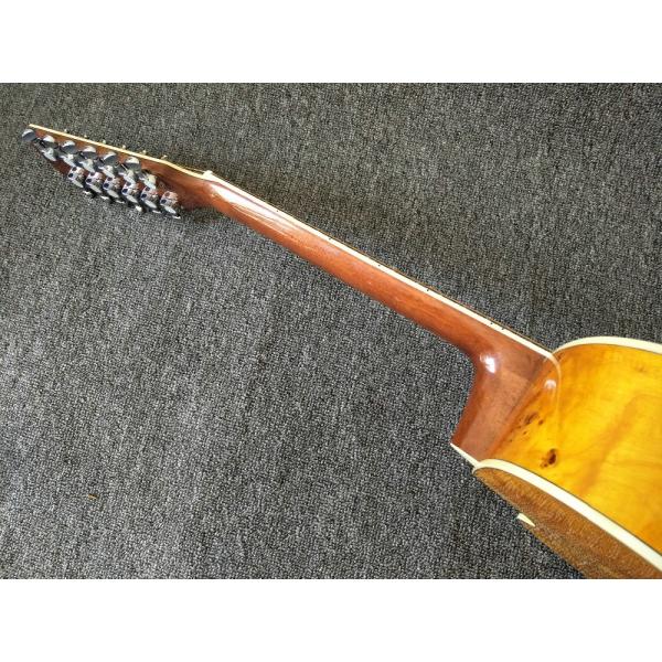 12 Strings Acoustic Guitar / guitar natural AAA Solid Spruce Body 43 inch Guitar Acoustic Fishman Pickups guitar