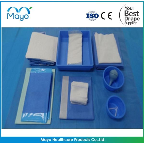CE ISO13485 Certificate Disposable SMS Nonwoven Gyn Surgical Drape Pack