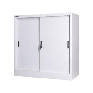 Quality ISO OHSAS Sliding Door One Shelf Metal Office Cupboard for sale